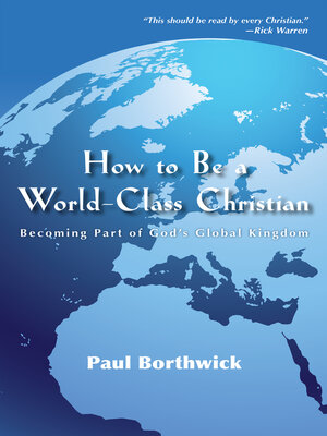 cover image of How to Be a World-Class Christian: Becoming Part of God's Global Kingdom
